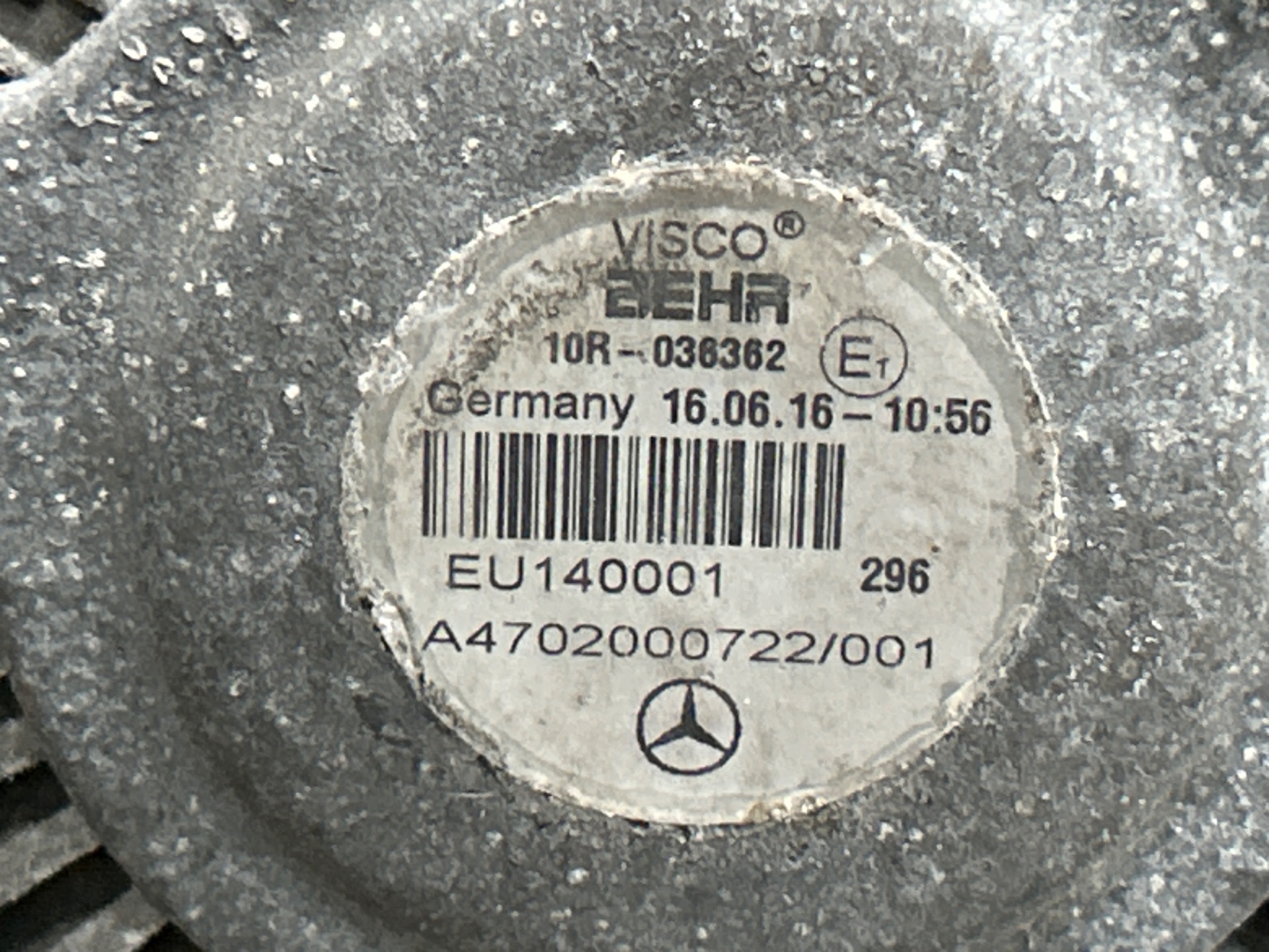 ASPA VENTILADOR VISCOSO MERCEDES-BENZ ACTROS BM 963.XXX 3-ACHSER 25XX 6x2 SZM L BigSpace