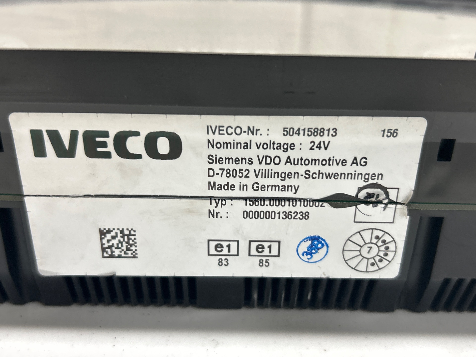CUADRO INSTRUMENTOS IVECO EUROCARGO *