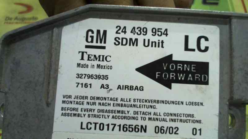 CENTRALITA AIRBAG OPEL CORSA C 1.0 12V (58 CV) 5 velocidades