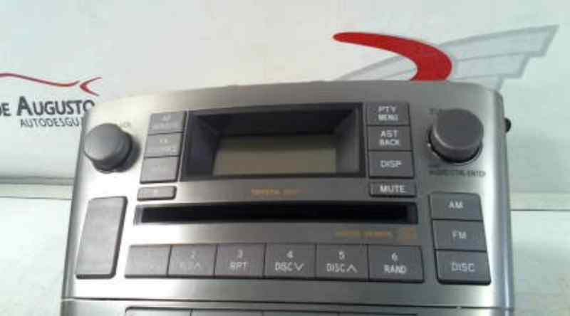 SISTEMA AUDIO / RADIO CD TOYOTA AVENSIS BERLINA (T25) 2.2 D-4D Executive Sedán (4-ptas.)