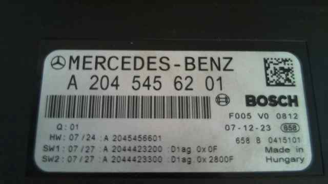 CAJA RELES / FUSIBLES MERCEDES CLASE C (W204) BERLINA C 200 CDI BlueEfficiency (204.001)