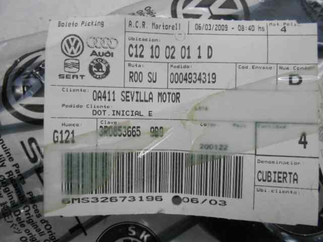 REJILLA DELANTERA IZQUIERDA SEAT RECAMBIO ORIGINAL ACCESORIOS