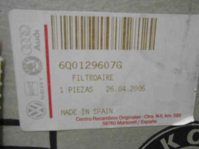 CAJA FILTRO AIRE SEAT RECAMBIO ORIGINAL ACCESORIOS