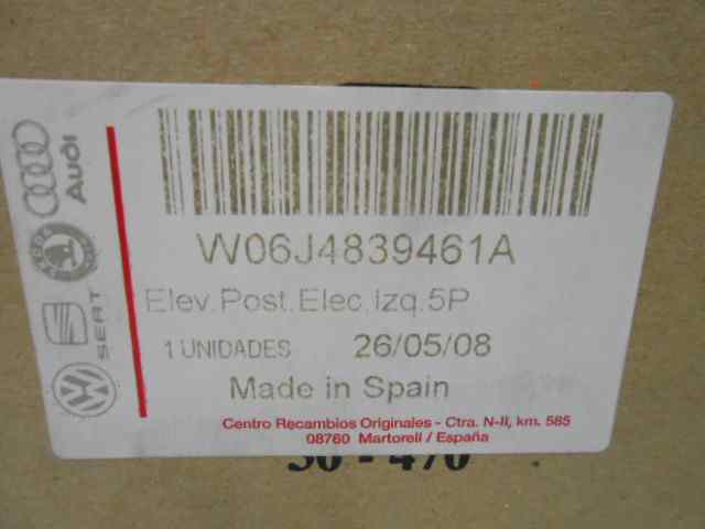 ELEVALUNAS TRASERO IZQUIERDO SEAT RECAMBIO ORIGINAL ACCESORIOS