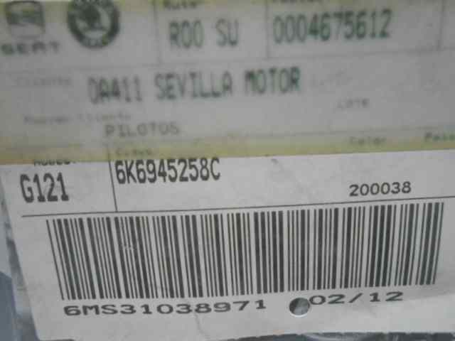 PORTALAMPARAS TRASERO DERECHO SEAT RECAMBIO ORIGINAL ACCESORIOS