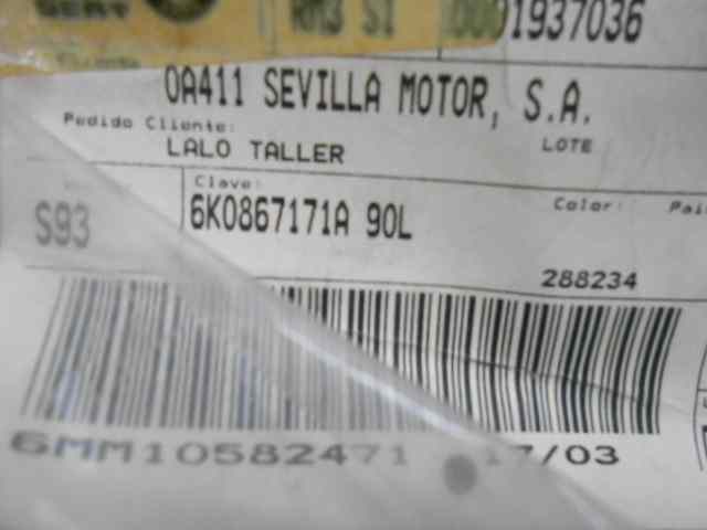 CARCASA DELANTERO IZQUIERDO DE MANDO ELEVALUNAS SEAT RECAMBIO ORIGINAL ACCESORIOS