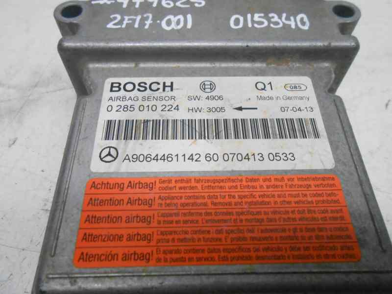 CENTRALITA AIRBAG MERCEDES SPRINTERII CAJA CERRADA (DESDE 01.06) 309/311/313/315         CDI  (906.631/633/635/637)