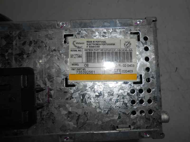 SISTEMA AUDIO / RADIO CD FIAT RECAMBIO ORIGINAL .