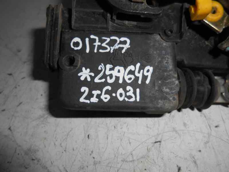 CERRADURA PUERT DELANTERA IZQUIERDA RENAULT CLIO I FASE I+II (B/C57) 1.2 (58 CV) 5 velocidades