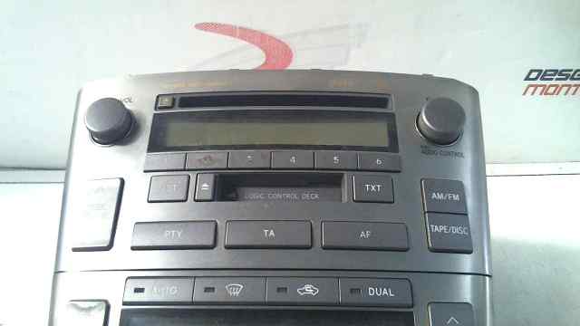 RADIO CASSETTE TOYOTA AVENSIS BERLINA (T25) 2.0 D4-D Executive Sedán (4-ptas)