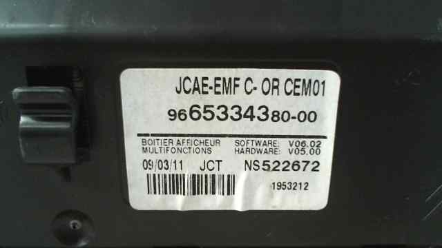 DISPLAY CENTRAL CITROEN C4 LIM. Collection