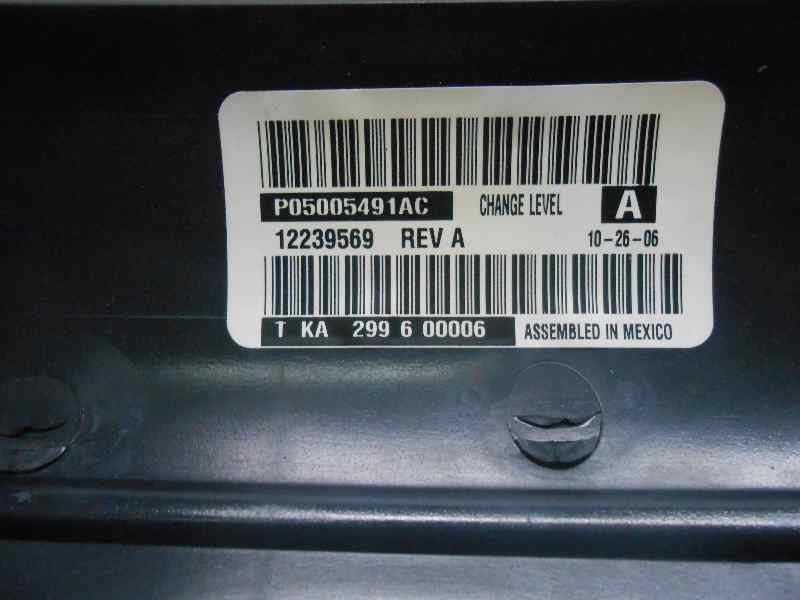 FRONTAL CENTRAL RADIO CHRYSLER GRAND VOYAGER LX