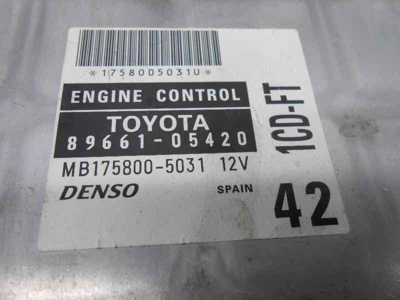 CENTRALITA MOTOR UCE TOYOTA AVENSIS BERLINA (T 22) 2.0 D4-D Luna (4-ptas.)