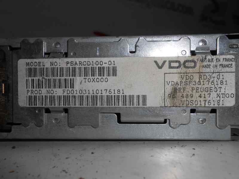 RADIO CASSETTE PEUGEOT 206 BERLINA XS