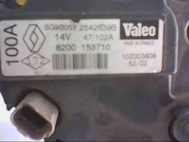 ALTERNADOR RENAULT LAGUNA II (BG0) Authentique