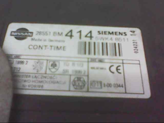 MODULO CONFORT NISSAN ALMERA (N16/E) Acenta