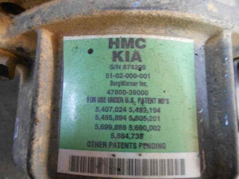 DIFERENCIAL TRASERO KIA SPORTAGE Cup