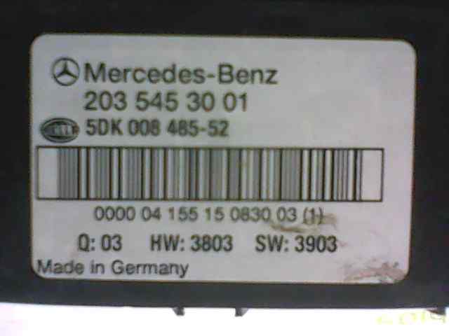 CAJA RELES / FUSIBLES MERCEDES CLASE C (W203) FAMILIAR C 230 T Compressor   (203.208)