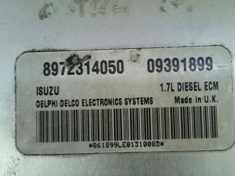 CENTRALITA MOTOR UCE OPEL ASTRA G BERLINA 1.7 16V DTI CAT (Y 17 DT / LR6)