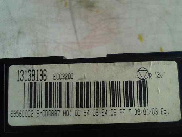 MANDO CALEFACCION / AIRE ACONDICIONADO OPEL VECTRA C BERLINA 2.2 16V DTI (125 CV) 5 velocidades