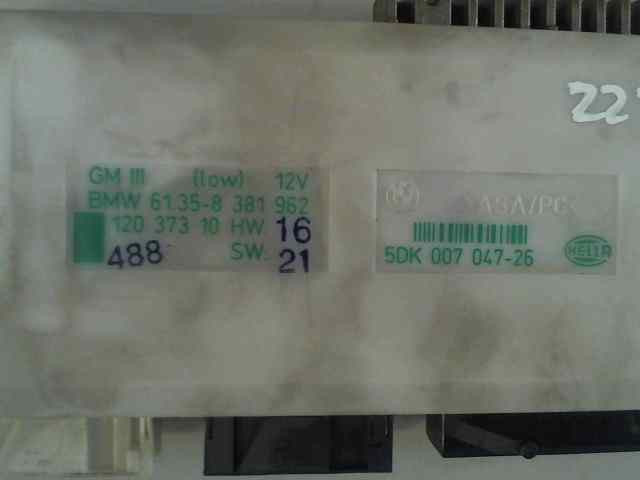 MODULO CONFORT BMW SERIE 5 BERLINA (E39) 525tds