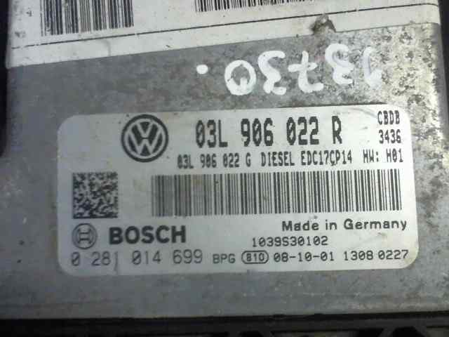 CENTRALITA MOTOR UCE VOLKSWAGEN SCIROCCO (137) 2.0 TDI (103kW)