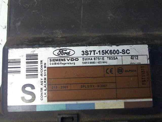 CENTRALITA MOTOR UCE PENDIENTE IDENTIFICAR .