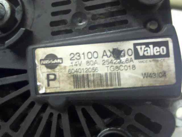 ALTERNADOR NISSAN MICRA (K12E) Acenta