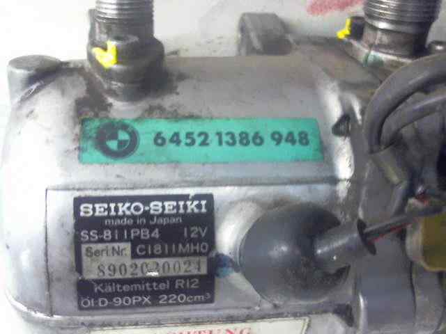 COMPRESOR AIRE ACONDICIONADO BMW SERIE 5 BERLINA (E34) 525i (125kW)