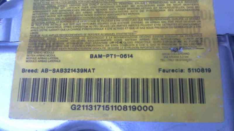 AIRBAG LATERAL DERECHO PEUGEOT 307 (S1) XS