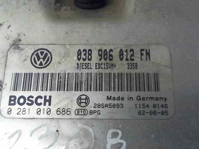 CENTRALITA MOTOR UCE SEAT CORDOBA BERLINA (6L2) 1.4 16V