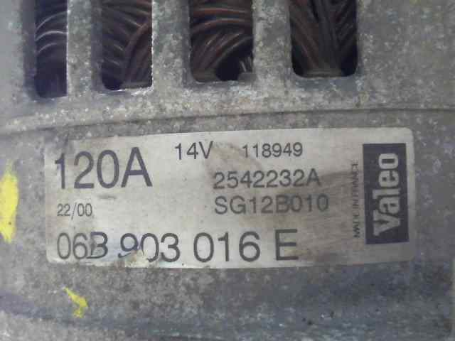 ALTERNADOR AUDI A4 BERLINA (B5) 1.8 T