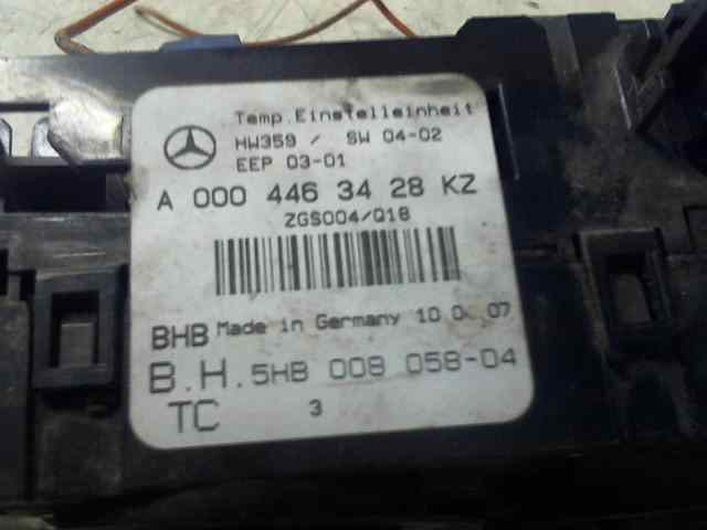 MANDO CLIMATIZADOR MERCEDES SPRINTER 02.00 -> CAJA CERRADA, TECHO ELEVADO 2.2 CDI CAT