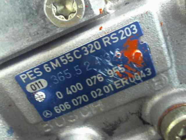 BOMBA INYECCION MERCEDES CLASE E (W124) BERLINA 300 D / E 300 D (124.130)