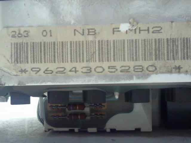 CUADRO INSTRUMENTOS CITROEN ZX 1.9 Turbodiesel (92 CV) 5 velocidades