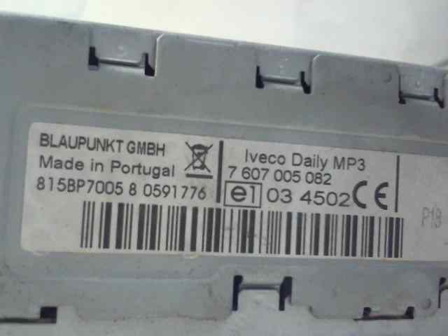 SISTEMA AUDIO / RADIO CD IVECO DAILY CAJA CERRADA (2006 =>) Caja cerrada 35S... batalla 3000