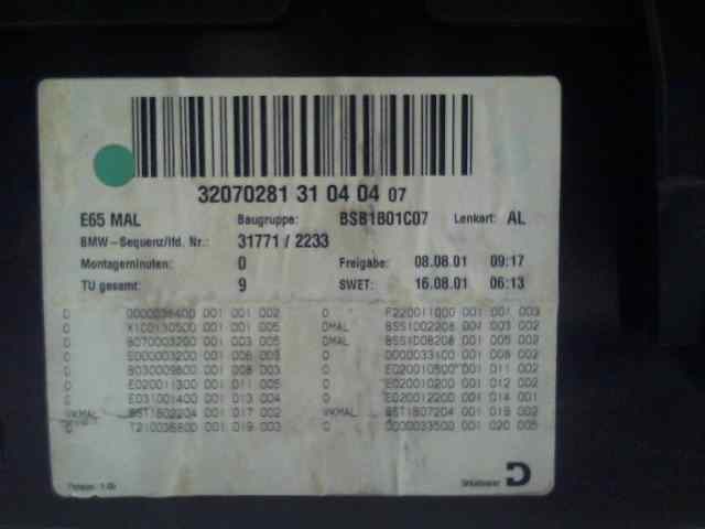 CONSOLA CENTRAL BMW SERIE 7 (E65/E66) 745i