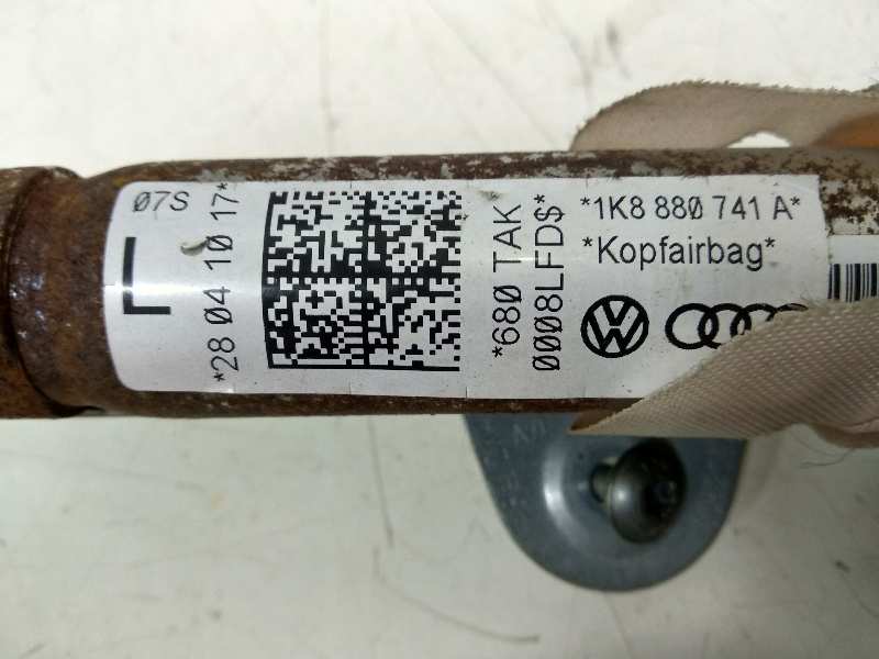 AIRBAG CORTINA DELANTERO IZQUIERDO VOLKSWAGEN SCIROCCO (137) 1.4 TSI (90kW)