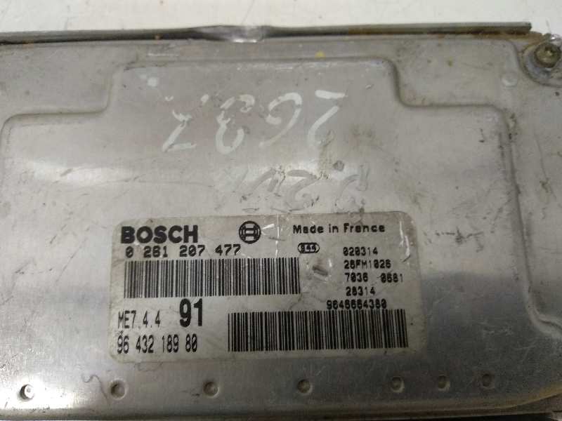 CENTRALITA MOTOR UCE PEUGEOT 206 BERLINA 1.6 16V (109 CV) 5 velocidades