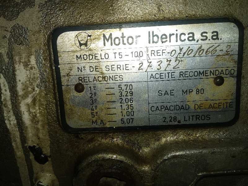 CAJA CAMBIOS NISSAN TRADE *