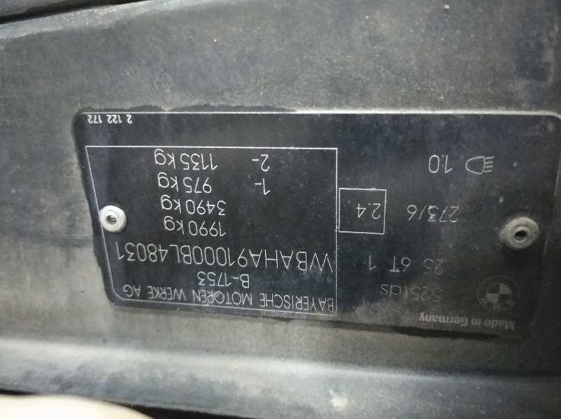 BMW SERIE 5 BERLINA (E39) 525tds Motor 2,5 Ltr. - 105 kW Turbodiesel CAT