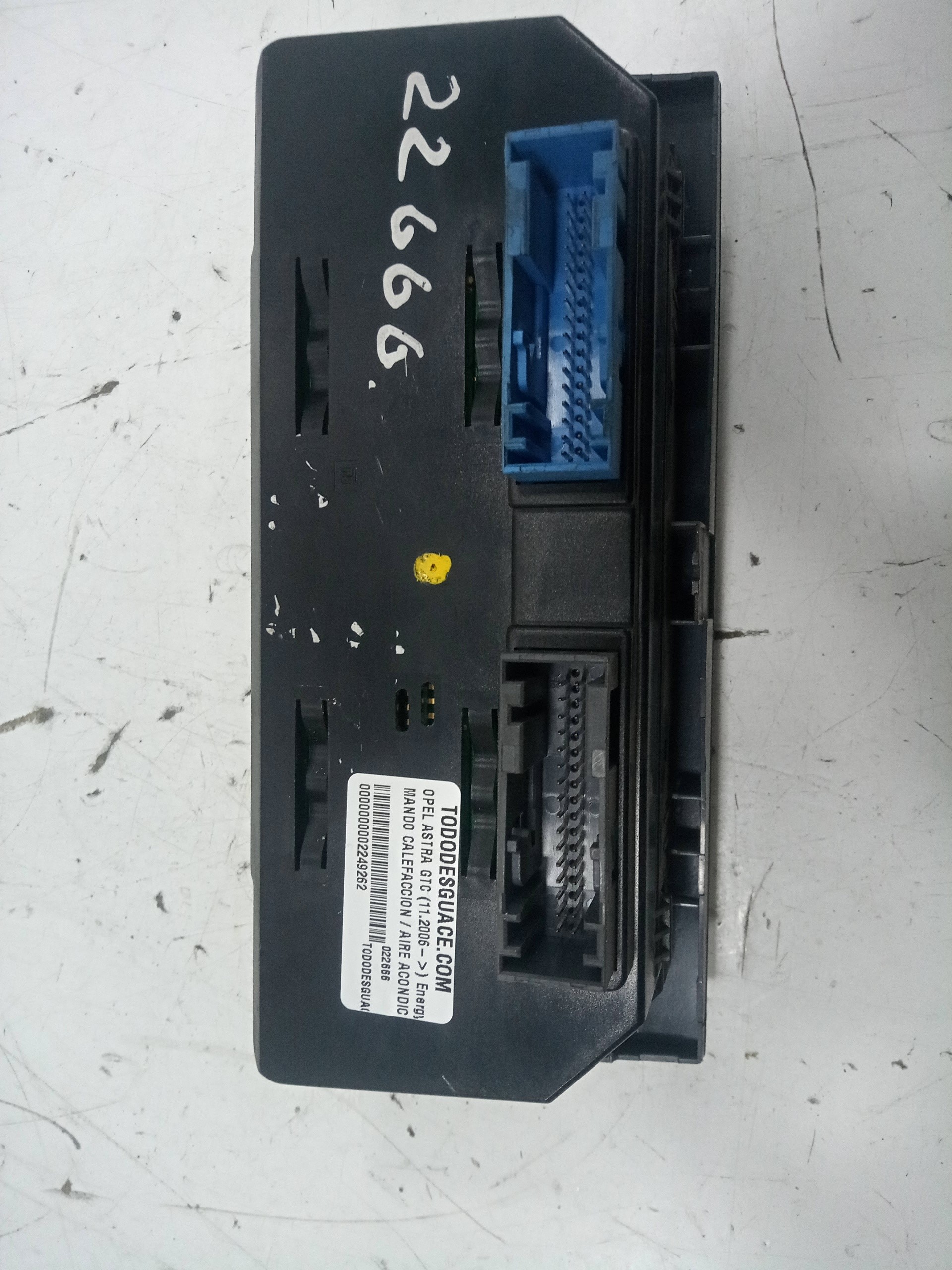MANDO CALEFACCION / AIRE ACONDICIONADO OPEL ASTRA GTC Energy