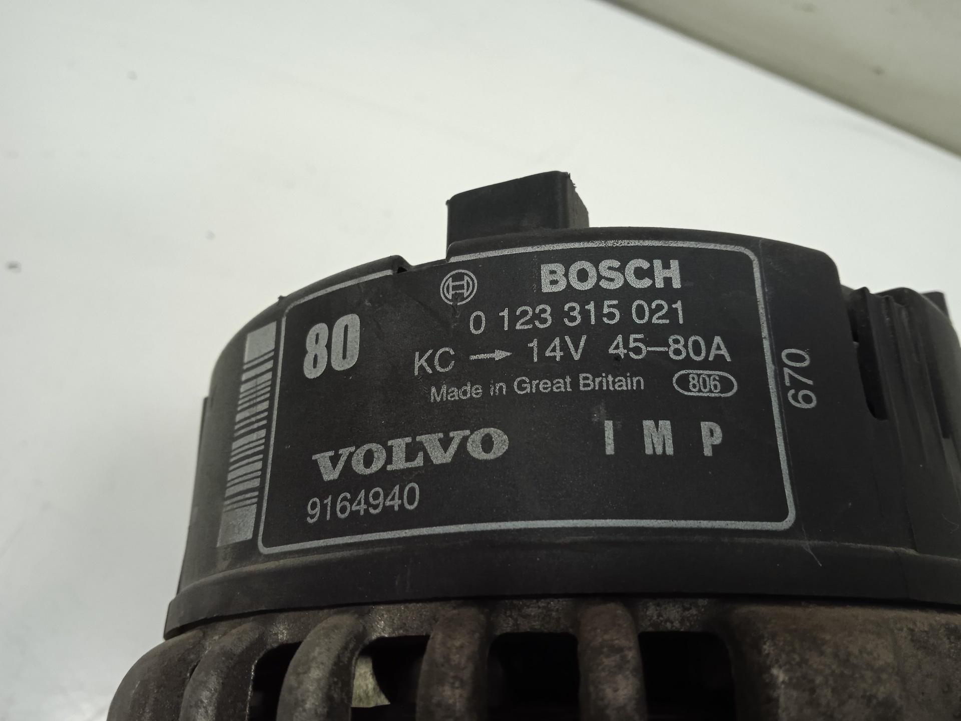 ALTERNADOR VOLVO S40 BERLINA 1.8 16V