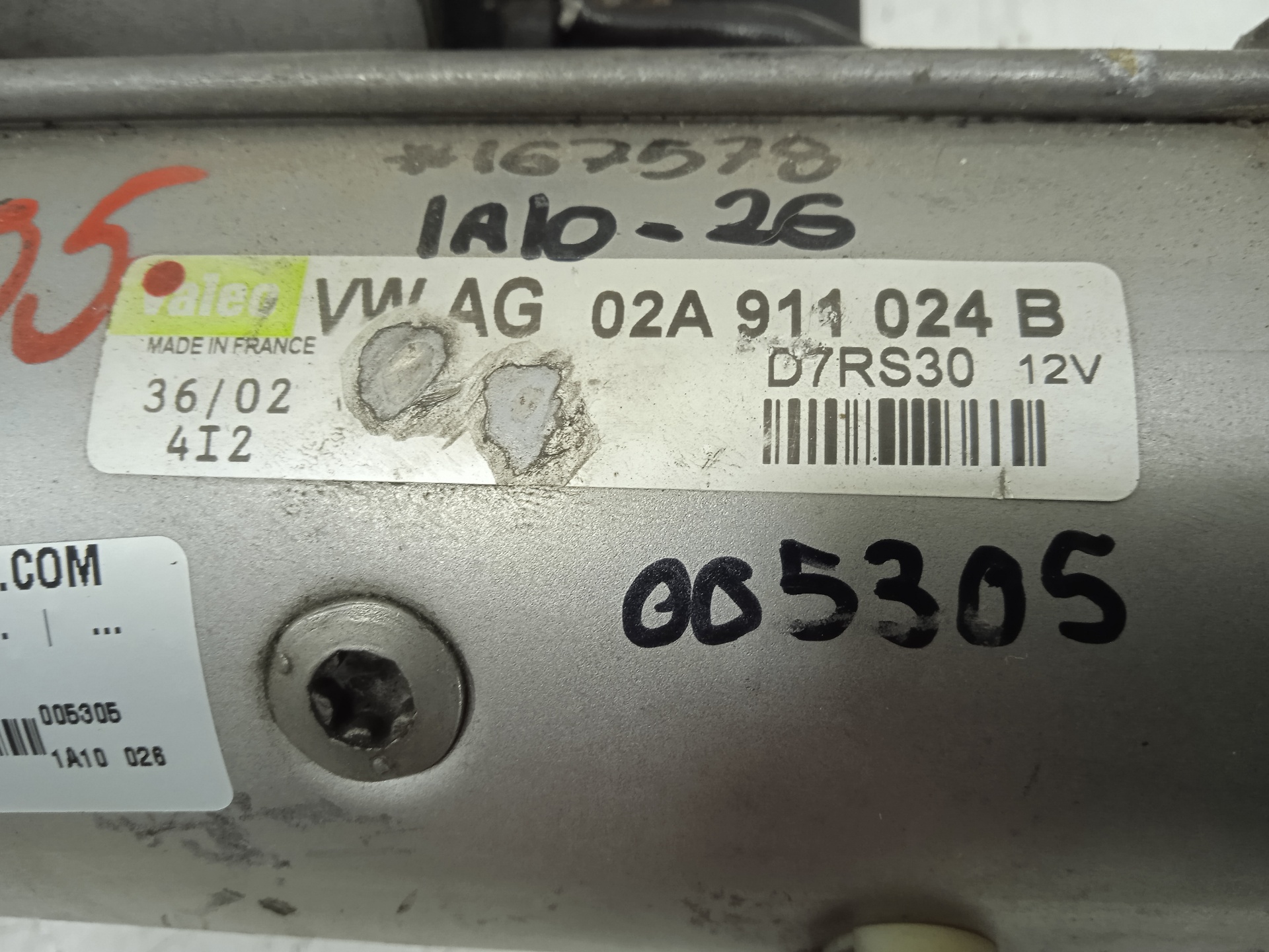 MOTOR ARRANQUE PENDIENTE IDENTIFICAR .