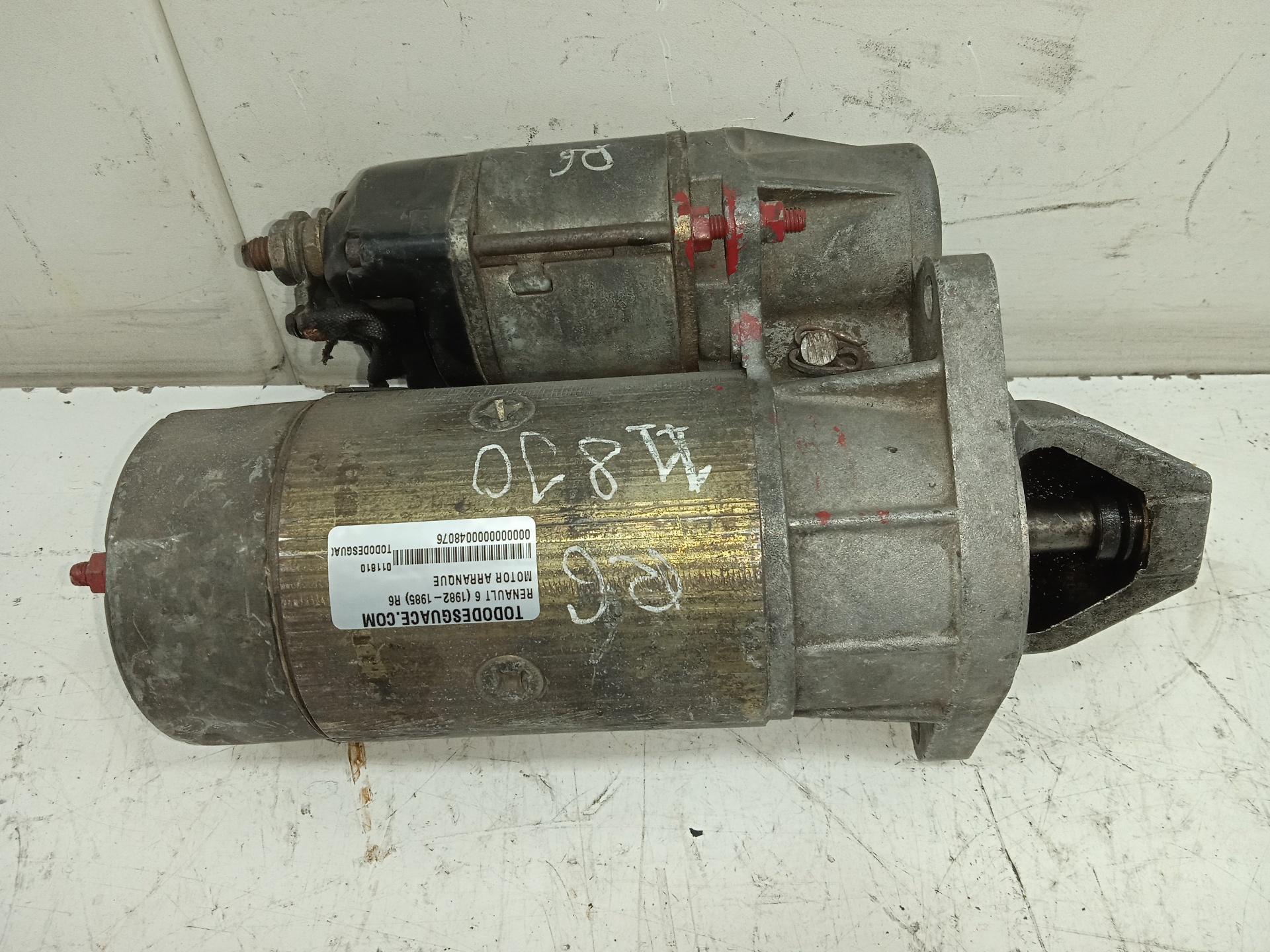 MOTOR ARRANQUE RENAULT 6 R6