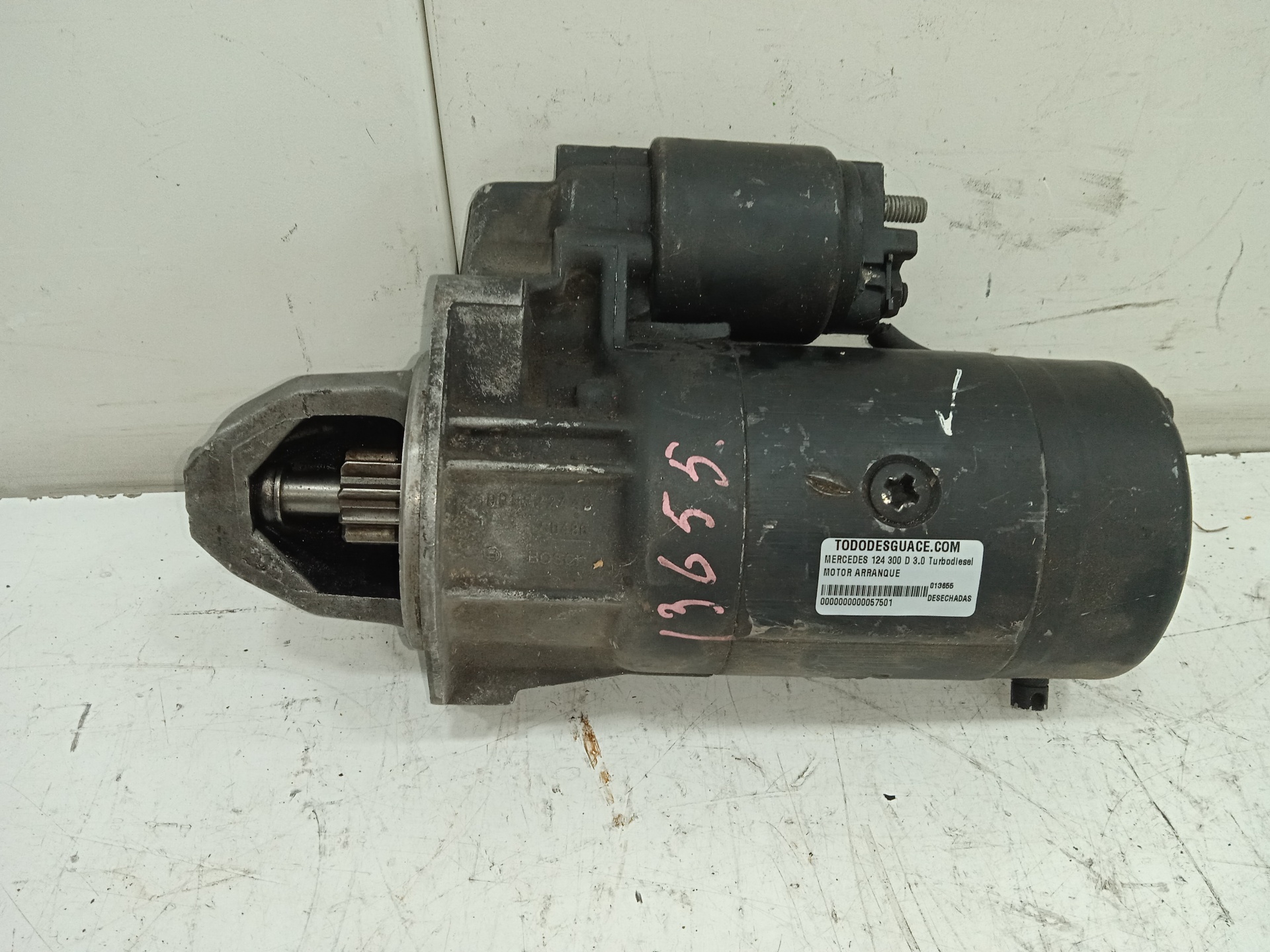 MOTOR ARRANQUE MERCEDES CLASE E (W124) FAMILIAR 3.0 Turbodiesel