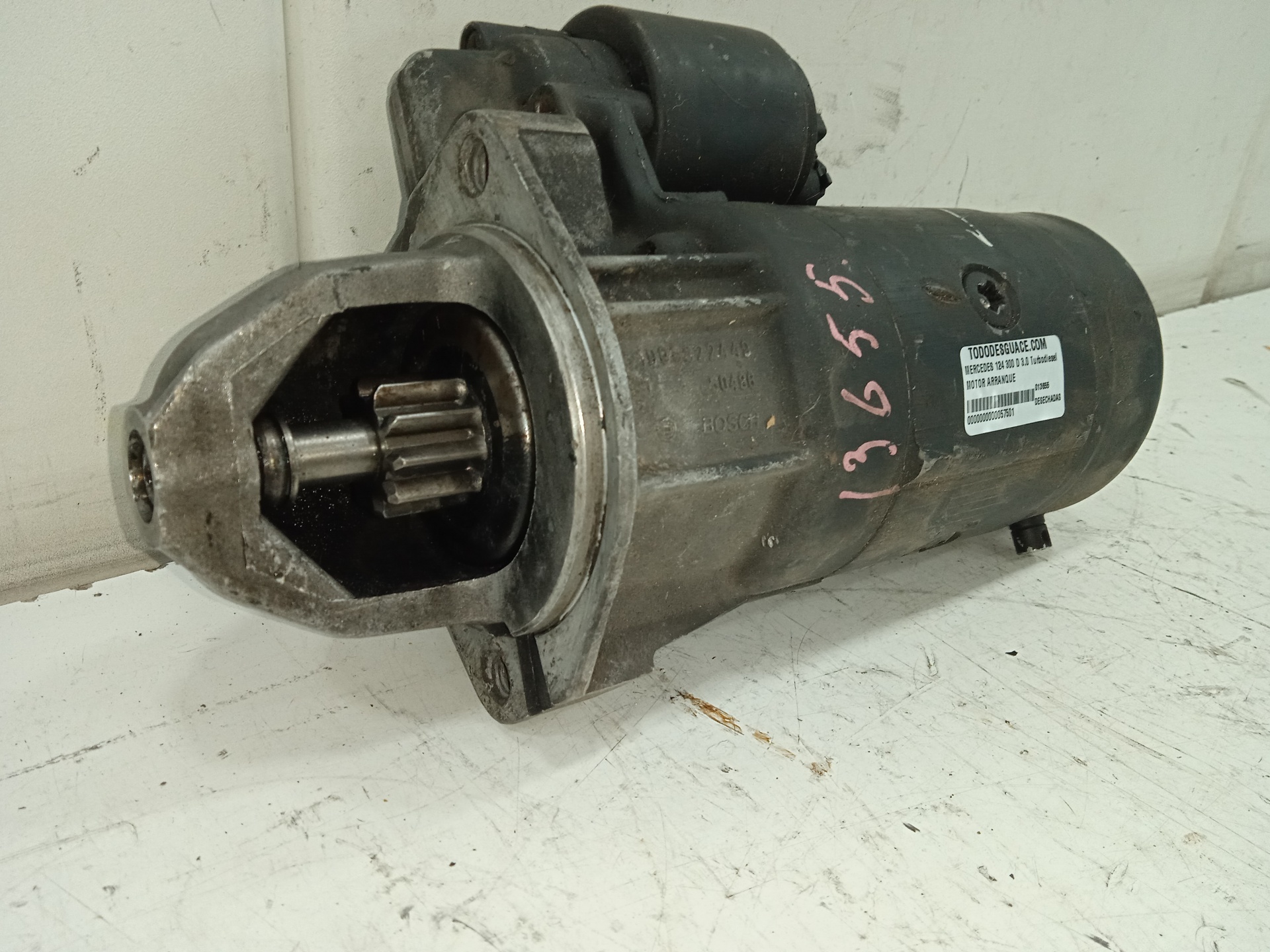 MOTOR ARRANQUE MERCEDES CLASE E (W124) FAMILIAR 3.0 Turbodiesel