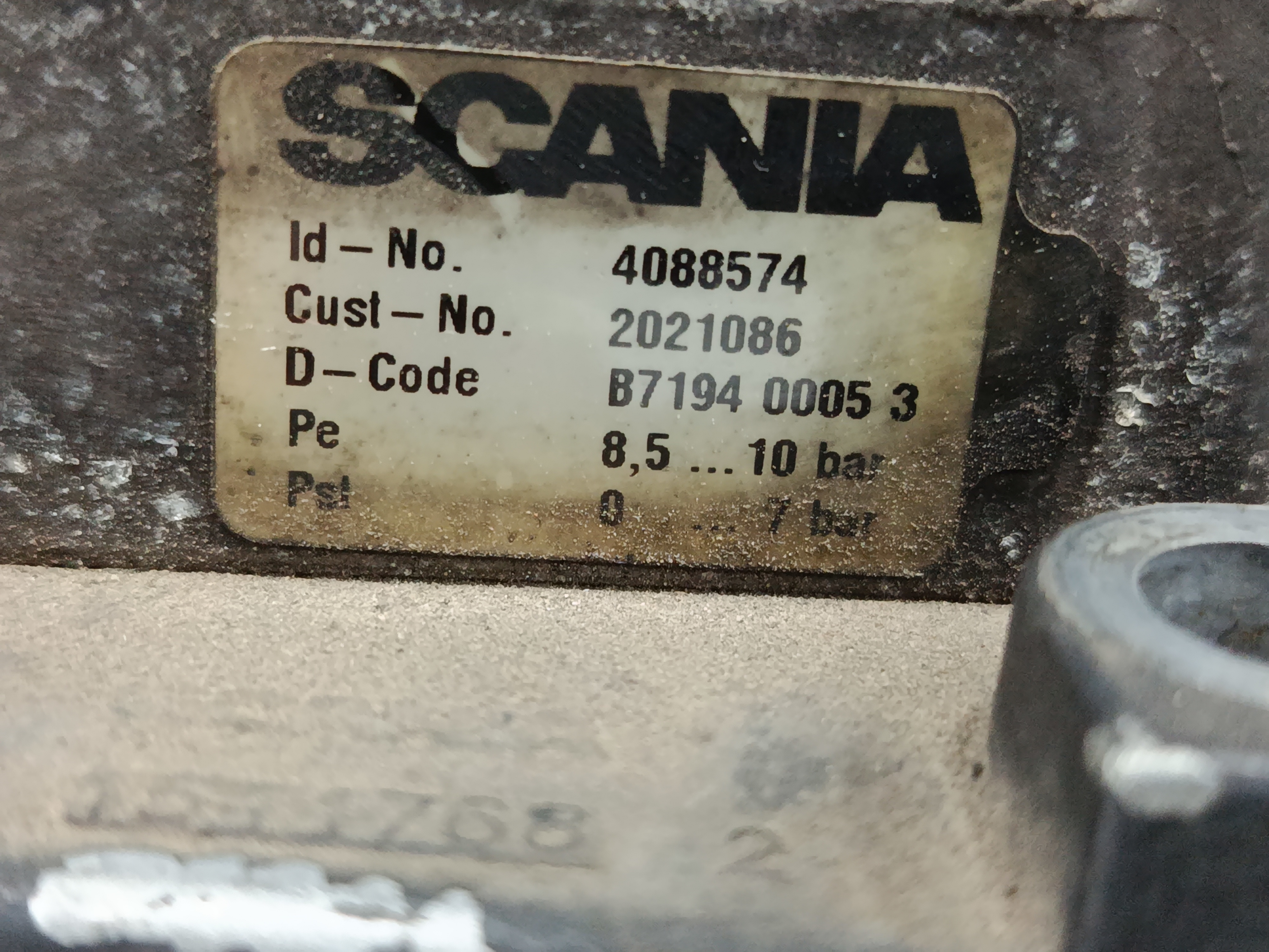 VALVULA EGR SCANIA SERIE P/G/R (C-CLASE) FSa G480 (4x2) Largura mediana CG 16
