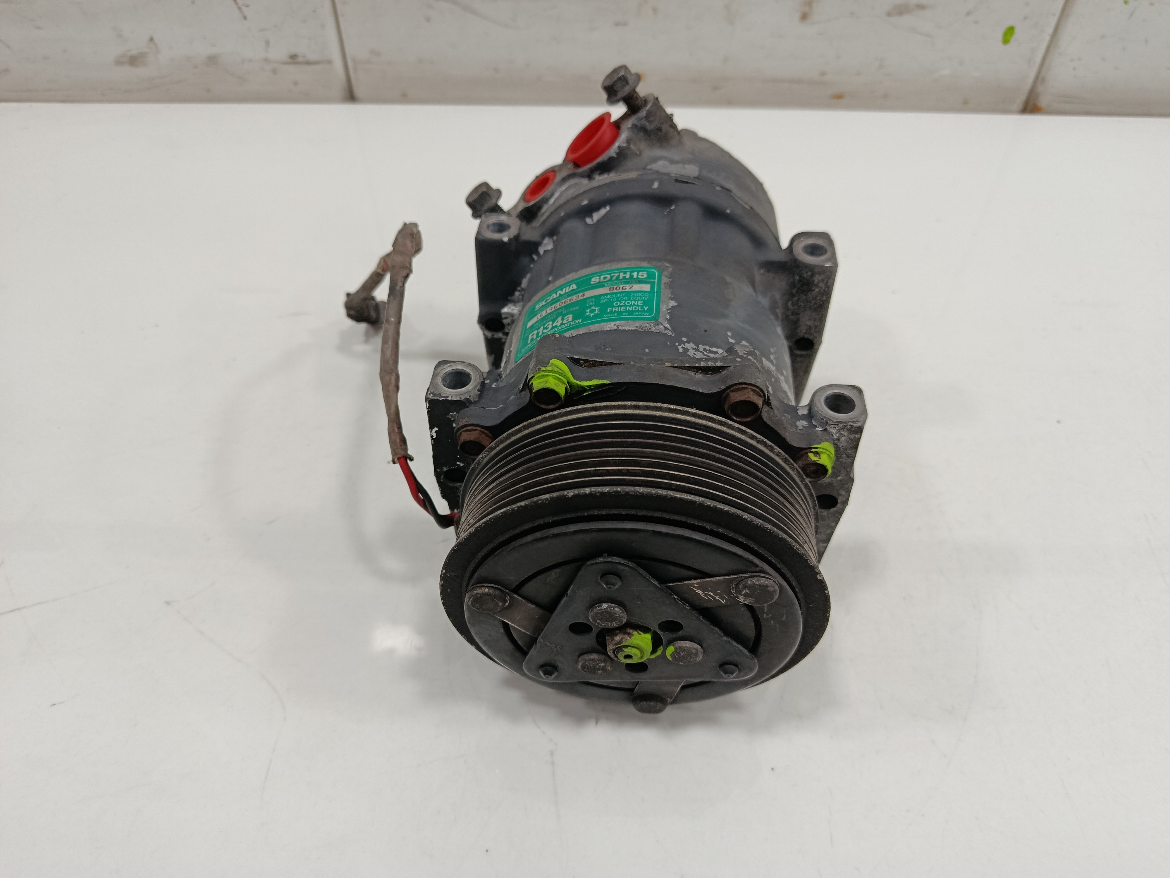 COMPRESOR AIRE ACONDICIONADO SCANIA SERIE P/G/R (C-CLASE) Fg  340  (4X2) Corto CP 13 / 14 B