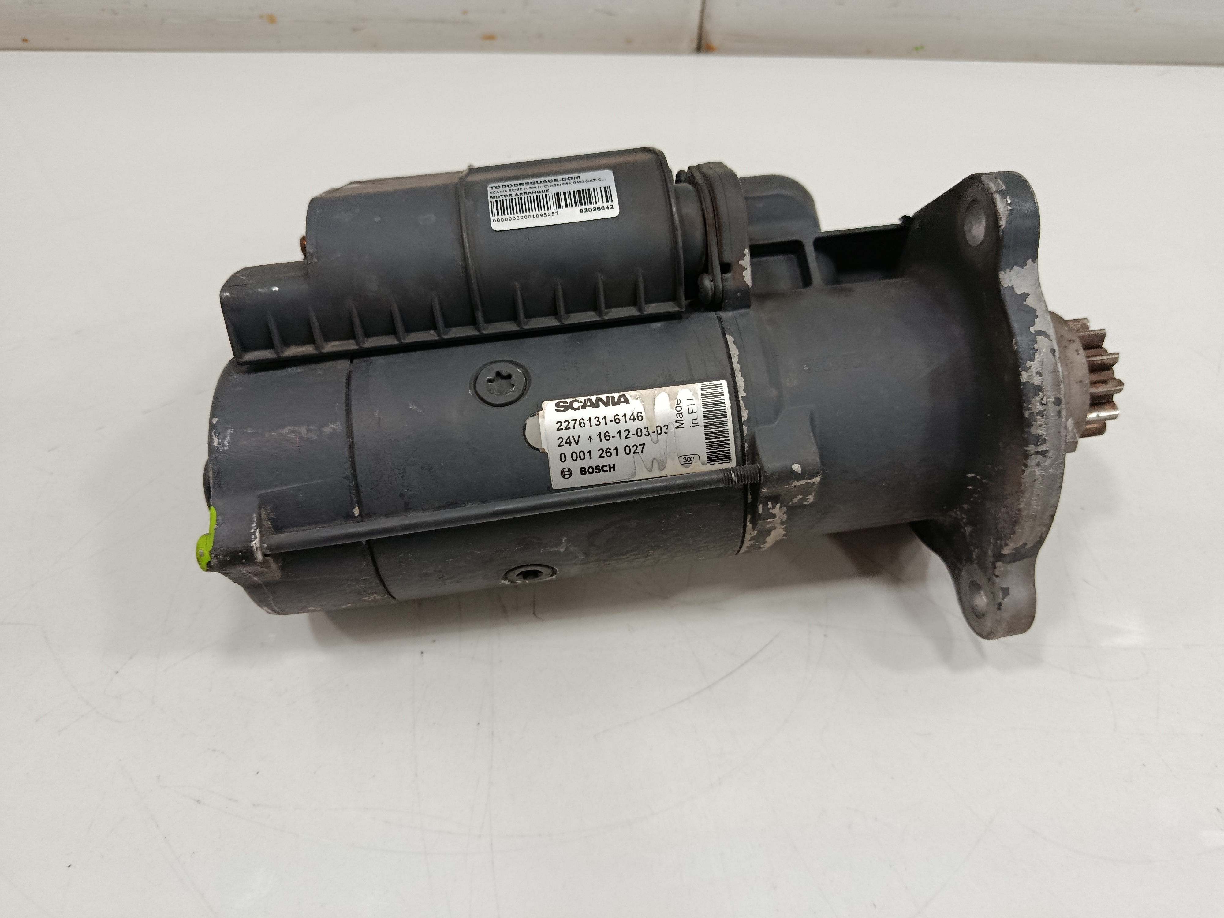 MOTOR ARRANQUE SCANIA SERIE P/G/R (L-CLASE) FSa G450 (4x2) Corto CG 14